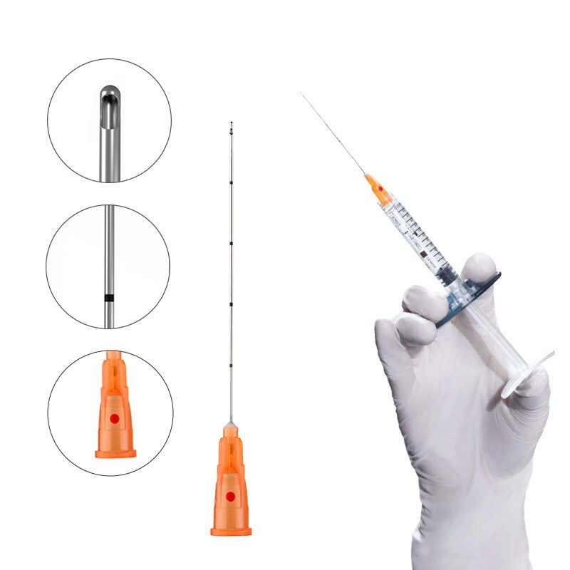 Sterile 18G-30G Blunt Tip Micro Cannula Pins Disposable 10/20/50pcs Replacements gallery