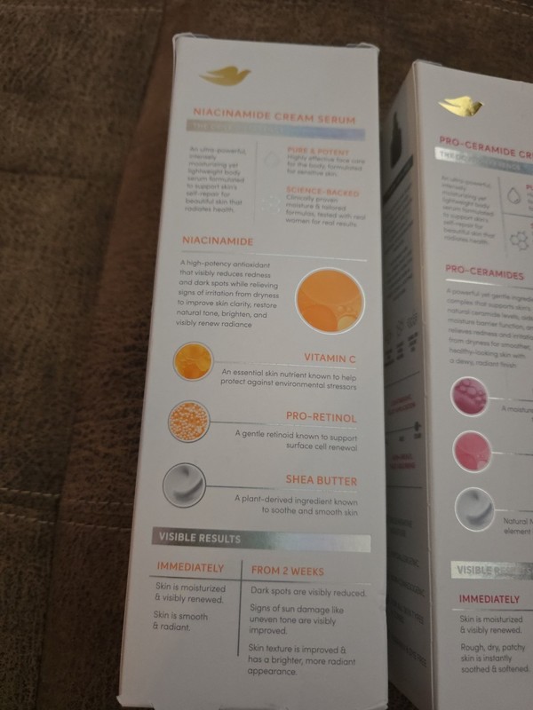 Cream Serum Dove Pro-Ceramide + Repair And Dove Niacinamide + Even Tone,... gallery