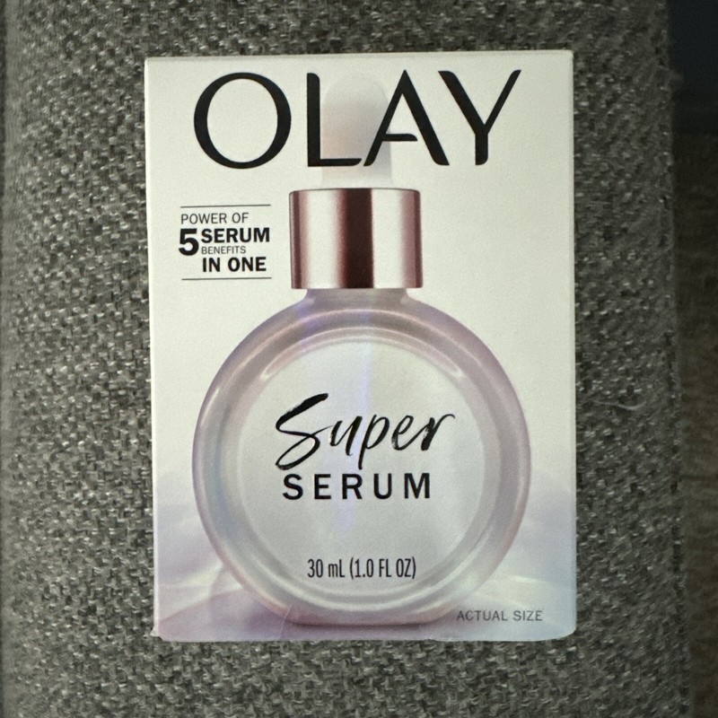 Olay Super Serum 5-in-1 With Niacinamide,Vitamin C, Collagen Peptide 1FL Oz-30ml
