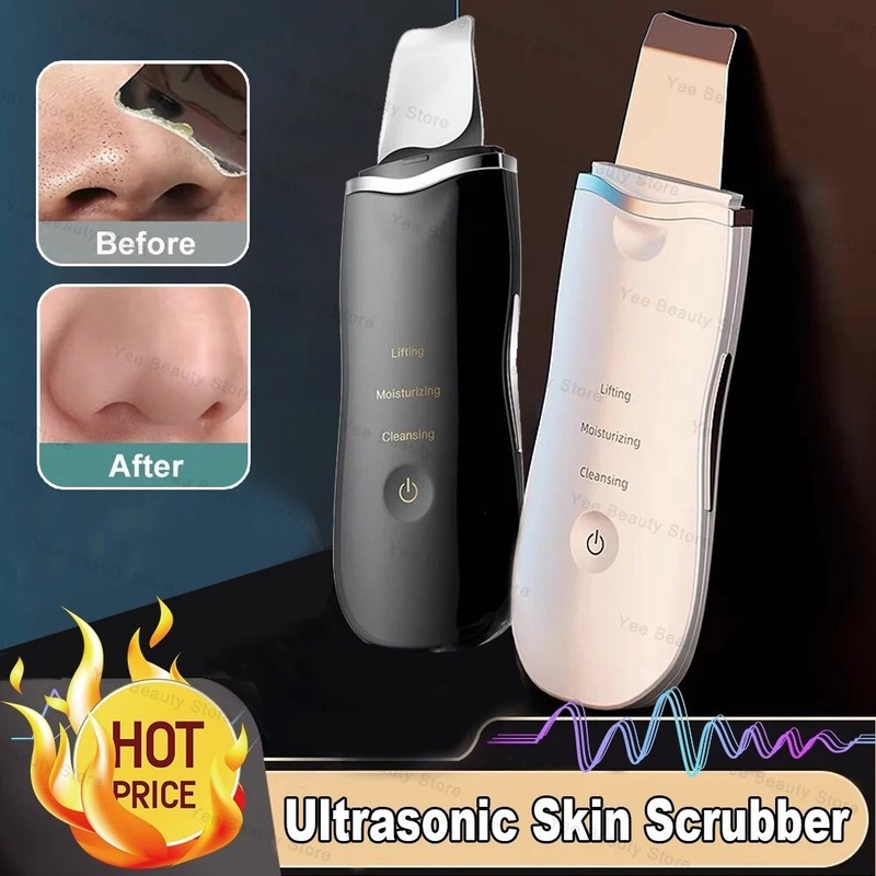 USB Rechargeable Skin Scrubber, Deep Clean, Blackhead Removal, Portable Beauty gallery