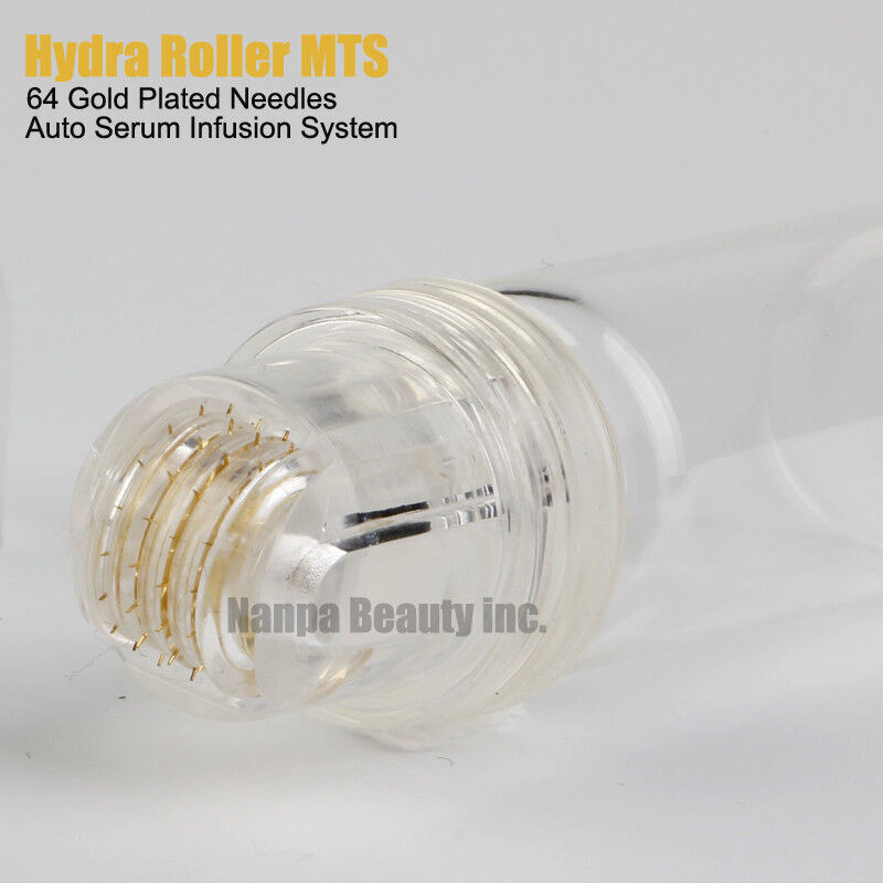 64 Needles Titanium Hydra MTS Derma Roller Skin Therapy Wrinkle Removal System gallery