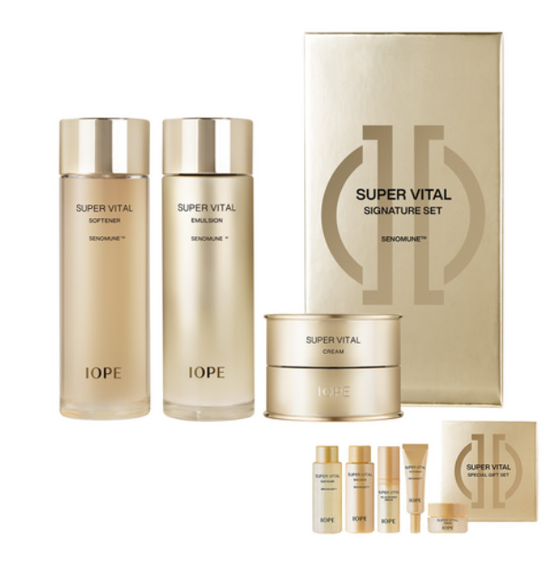 IOPE Super Vital Skin Emulsion cream set Nutrition Moisture Korea Beauty