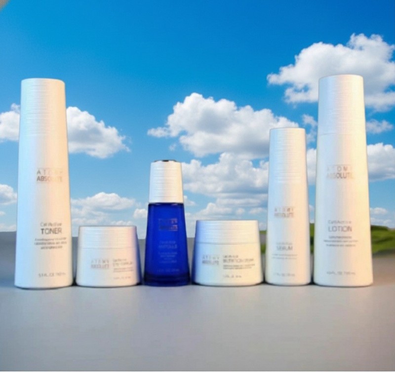 ATOMY Absolute Skincare Set Toner Ampoule Serum Cream 6Set free shipping gallery