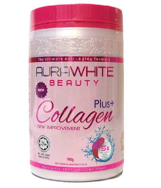 Aura White Beauty COLLAGEN PLUS Anti Aging Whitening DHL EXPRESS