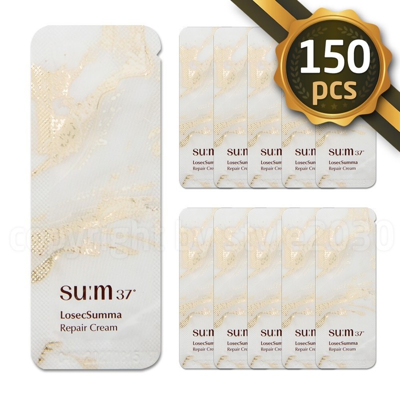 SU:M37 LosecSumma Repair Cream 1ml x 150pcs (150ml) Anti Aging SUM37 K-Beauty