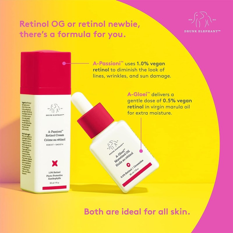 Drunk Elephant A-Gloei Virgin Marula Oil with Retinol. Anti-Wrinkle (30 mL) gallery