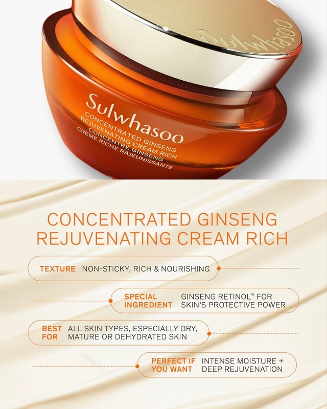 Sulwhasoo Concentrated Ginseng Rejuvenating Cream Rich 1ml (10pcs ~ 130pcs) New gallery