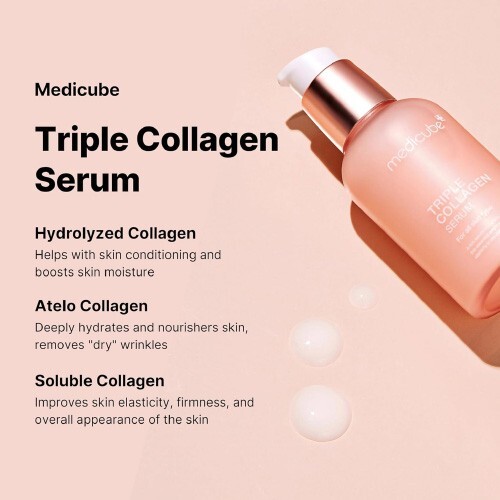 MEDICUBE Triple Collagen Serum-Firm, Plump, Glow & FREE SAMPLE GIFTS! US SELLER gallery