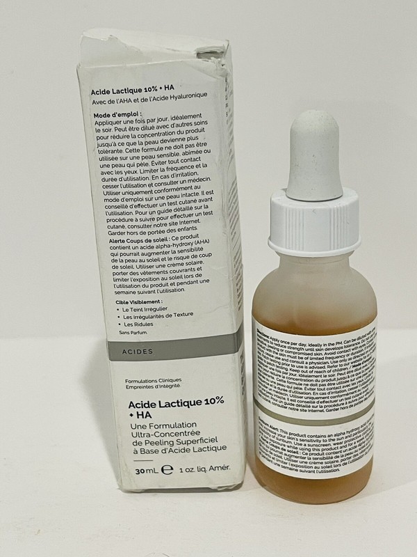 The Ordinary - Lactic Acid 10% + HA 1 Fl oz. - Superficial Peeling Formulation gallery