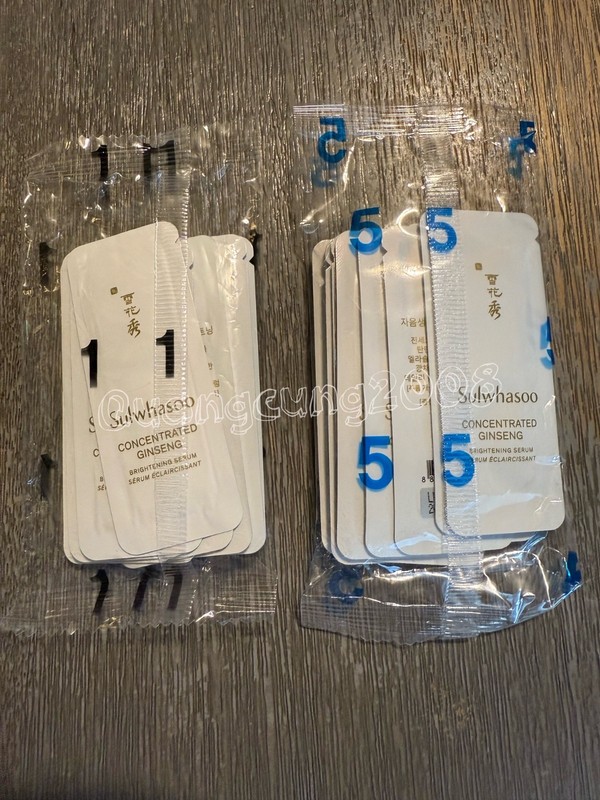 Sulwhasoo Concentrated Ginseng Brightening Serum 1ml 10~90 pcs