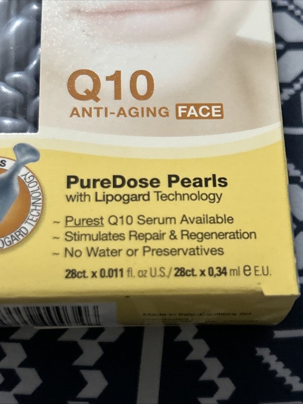 Perlabella by Equilibra retinol anti aging face pearls New Q10 Serum Italy gallery