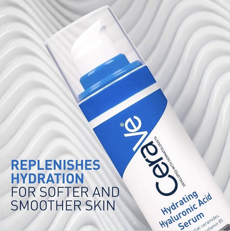 CeraVe Hydrating Hyaluronic Acid Serum Face Vitamin B5 Ceramides - 1 Oz gallery