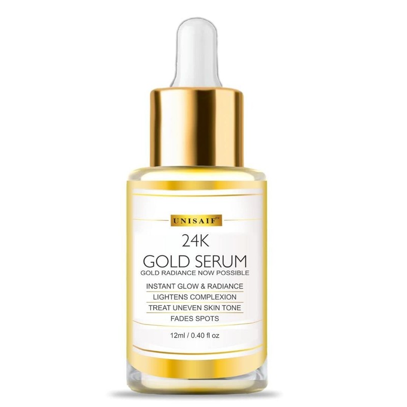 24k Gold Face Serum, Vitamin C Serum For Hydrating Face Glow Skin Care Women Men gallery