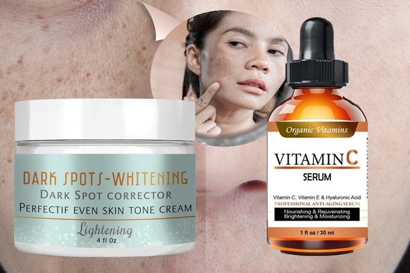 Skin Whitening Lightening Serum, Dark Spot Corrector Brightening Bleaching Serum