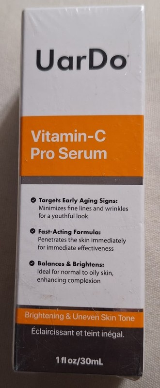 UarDo Vitamin C Pro Serum 1 oz / 30 ml Expires 09/2026