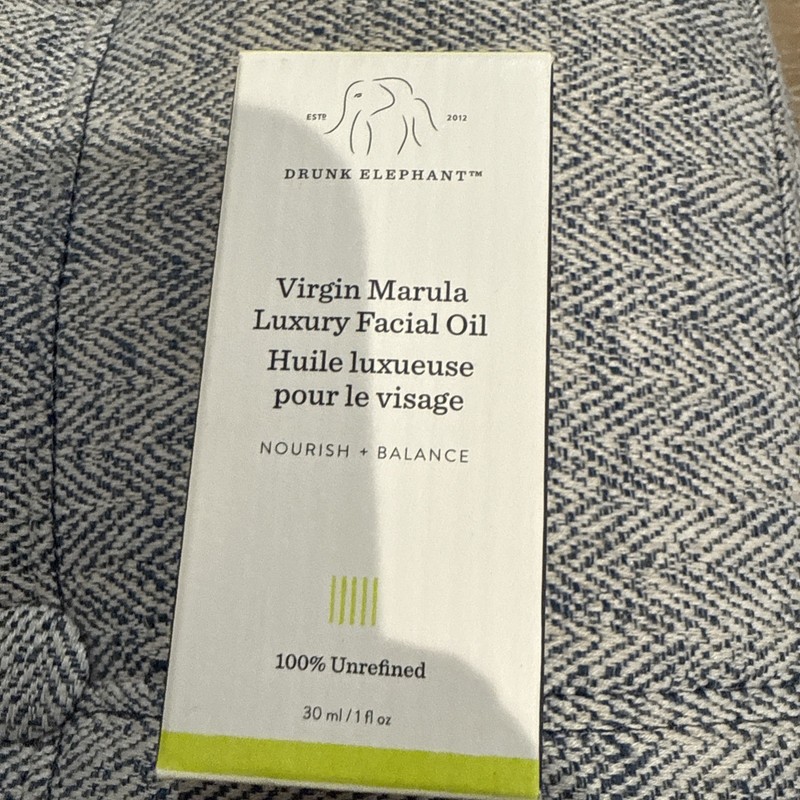 Drunk Elephant Virgin Marula Luxury Facial Oil Large 1 Oz – New In Box Authentic