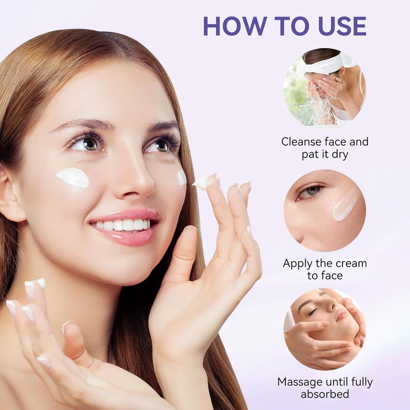 Face Moisturizer Retinol Cream, Neck Collagen Cream for Tightening Skin, Anti Ag gallery