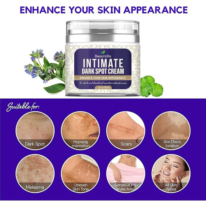Gentle Moisturizing Cream for Dark Spots - Face, Body & Sensitive Areas gallery