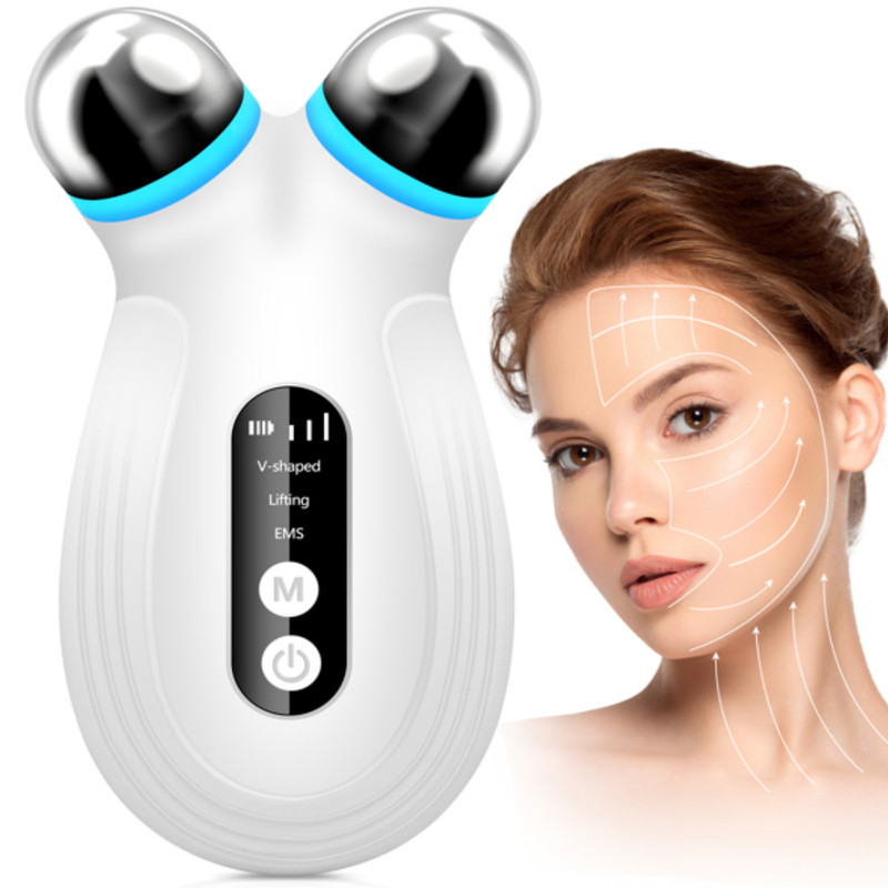 EMS Facial Massager Face Lift Device Anti Wrinkle Skin Tightening Beauty Tool US
