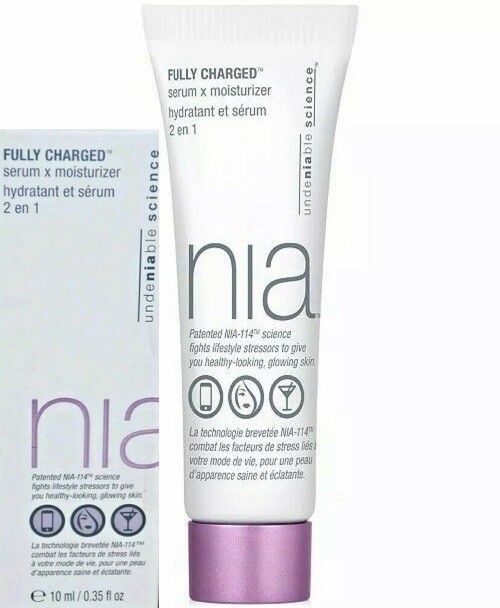 StriVectin Nia Fully charged 2 IN 1 Serum x Moisturizer,10ML TRAVEL SIZE NEW BOX