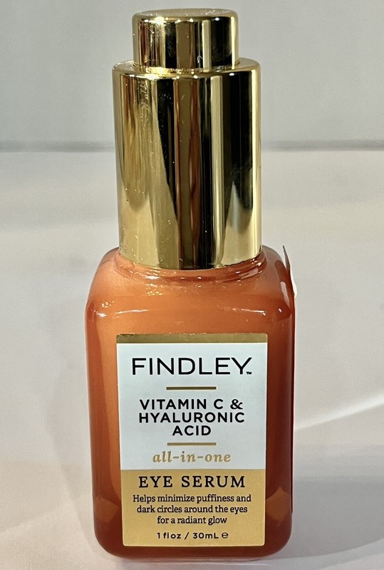 Findley Vitamin C & Hyaluronic Acid All-in-One Eye Serum 1 fl oz/29 mL – NEW