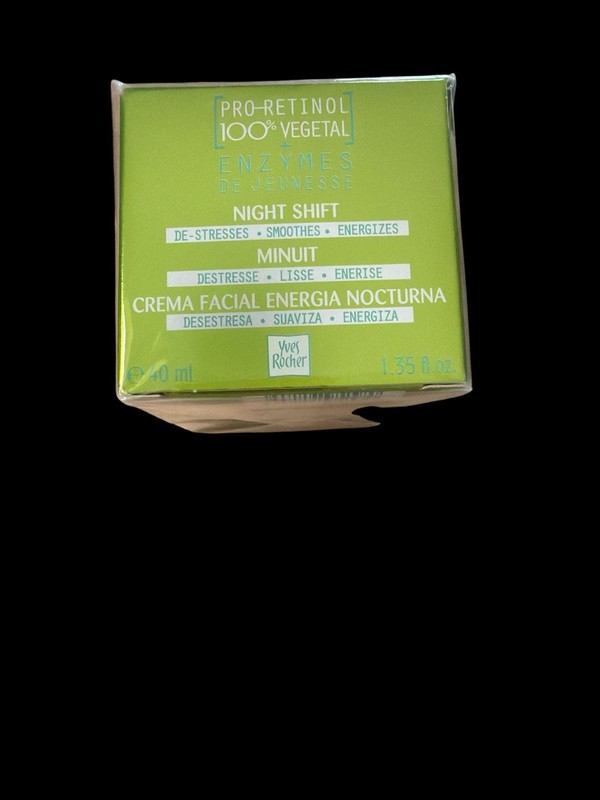 Yves Rocher Pro-Retinol 100% Vegetal + Enzymes Night Shift Crema Facial 40ml