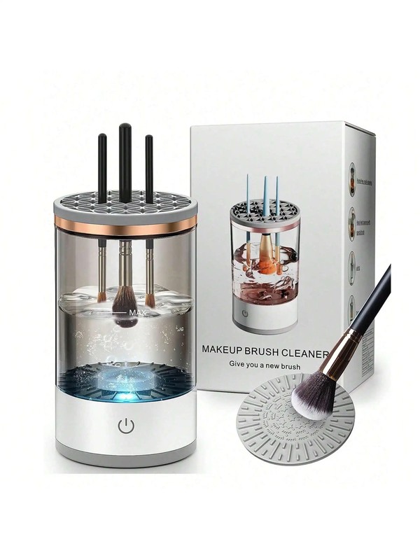 Electric Makeup Brush Cleaner Machine Portable Automatic USB Brush Cleaning Tool gallery