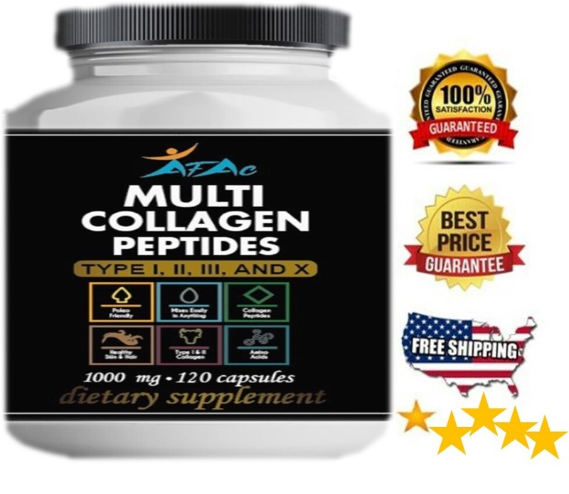 Collagen Peptides Powder capsules Supplements Pills Booster Colagen Vitamins