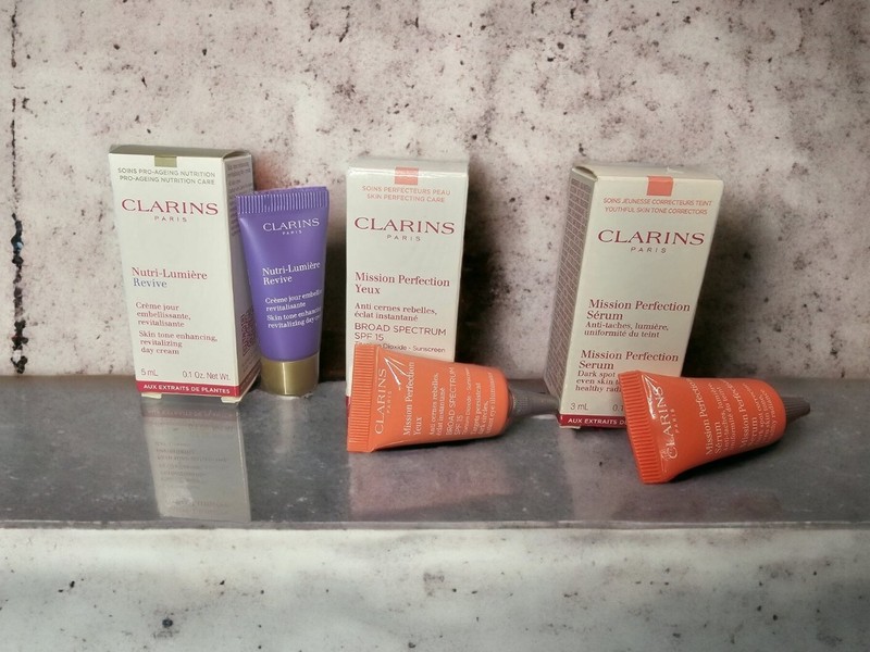Clarins Paris 3 pc Bundle, Foaming Cleanser, Flash Balm, Sunscreen Day Cream