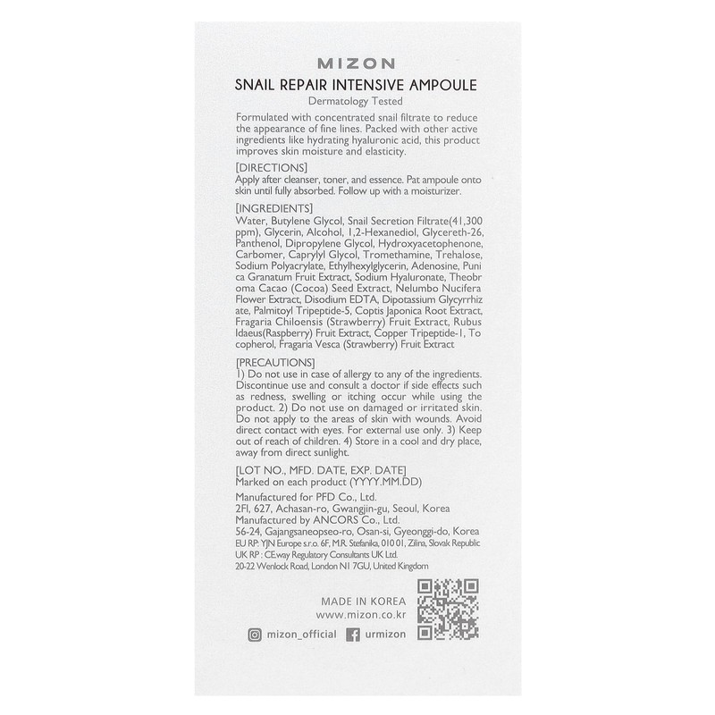 Snail Repair Intensive Ampoule, 1.01 fl oz (30 ml) gallery