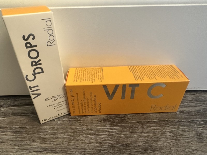 LOT Rodial Vit C Drops 6% Vitamin C Complex 30 ml papaya enzyme scrub 70ml ~$145 gallery