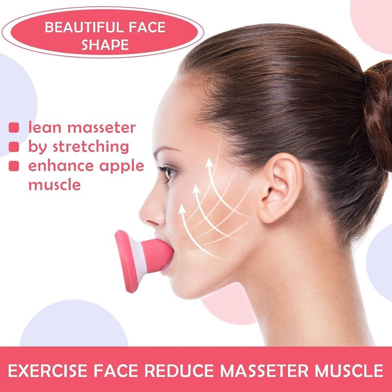 4 Pieces Face Exerciser Facial Yoga for Skin Tighten Firm Jaw... gallery