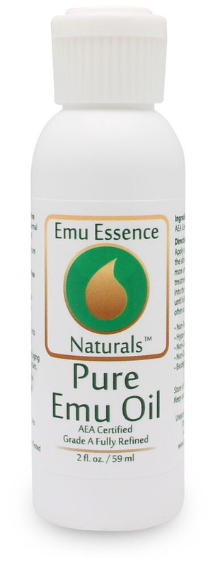 Emu Essence Naturals 2oz EMU OIL 100% Pure Natural AEA Certified Fully Refined