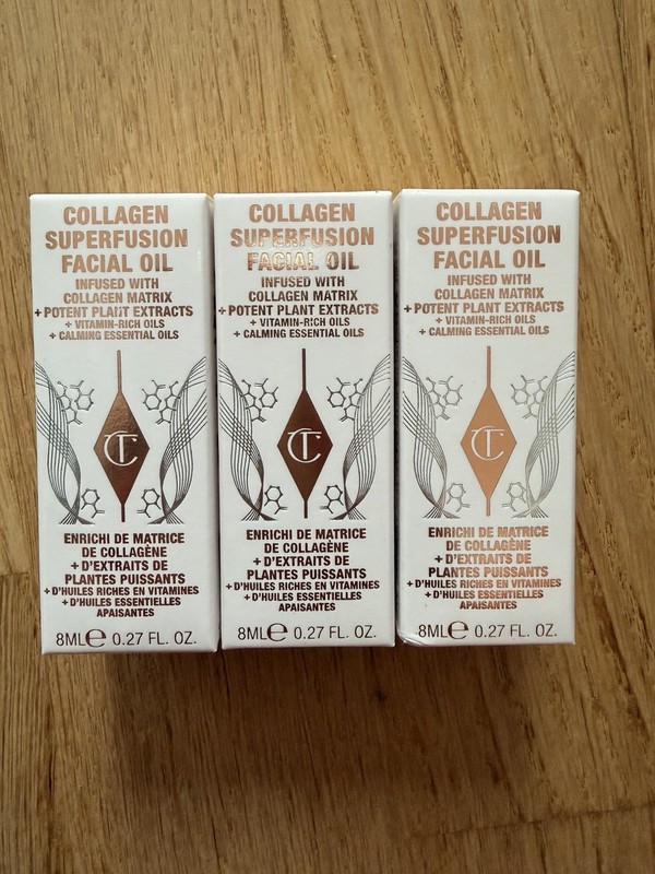 (Lot Of 3) Charlotte Tilbury Collagen Superfusion Facial Oil 8 ml NIB