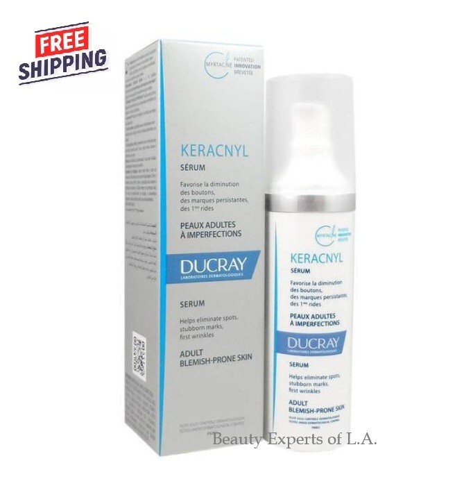 Ducray Keracnyl Adult Blemish-Prone Skin Serum 30ml / 1oz EXP 02/2026