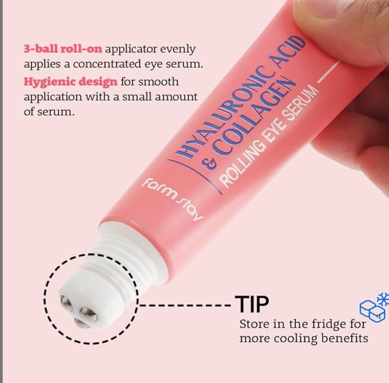 Farmstay Hyaluronic Acid Collagen Roll-on Eye Serum 25ml gallery