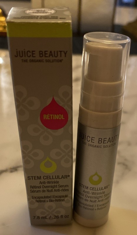 JUICE BEAUTY Stem Cellular Anti-Wrinkle Retinol Overnight Serum 0.26 oz NIB