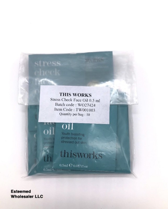 2 – THIS WORKS Stress Check Face Oil 0.017oz x 10