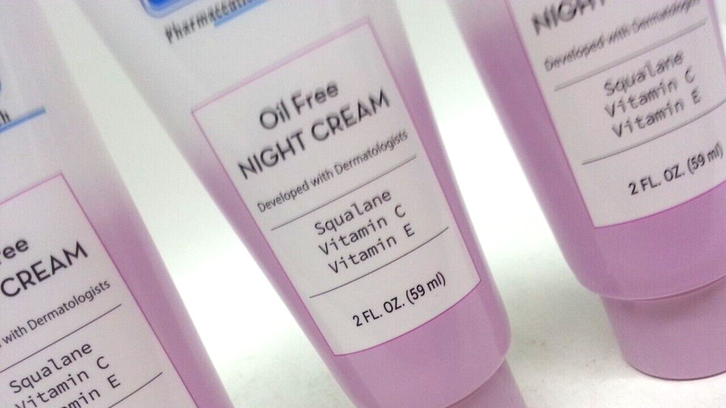 ( Lot Of 3 ) Dermasil Labs, Oil Free Night Cream, 2 fl oz Each NEW SEALED gallery