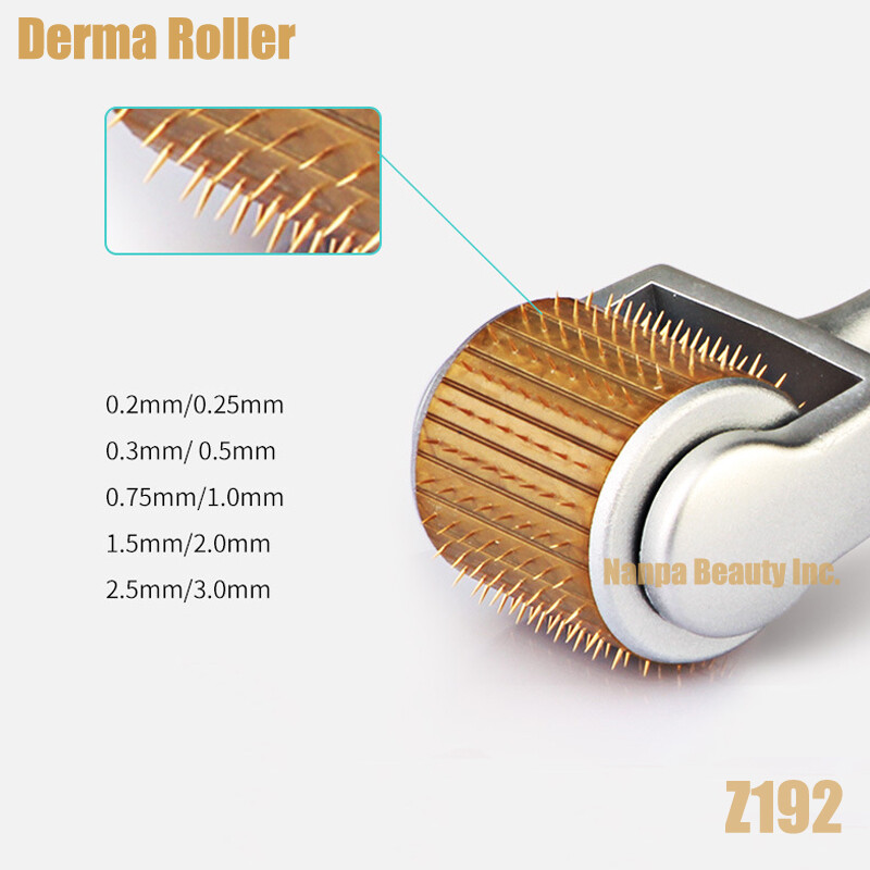 192 pins 0.25-2.5mm Titanium Derma Roller For Face Body Anti Acne Scars Wrinkle gallery
