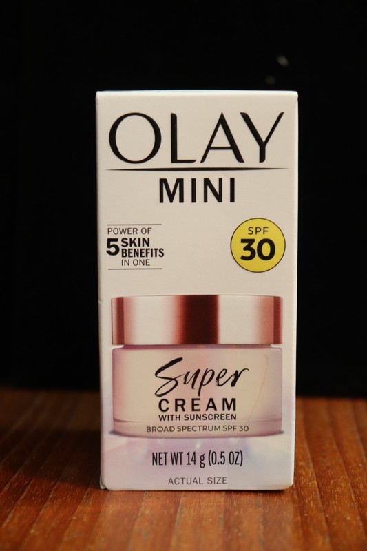 Olay MINI SUPER CREAM Dark Spots Fine Lines 24 HR Hydrate SPF 30 .5 oz Exp 06/27