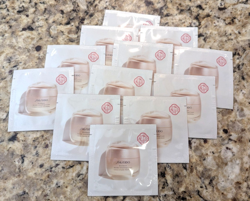 Shiseido Benefiance Wrinkle Smoothing Cream Sample 12 Pack x 0.07 oz