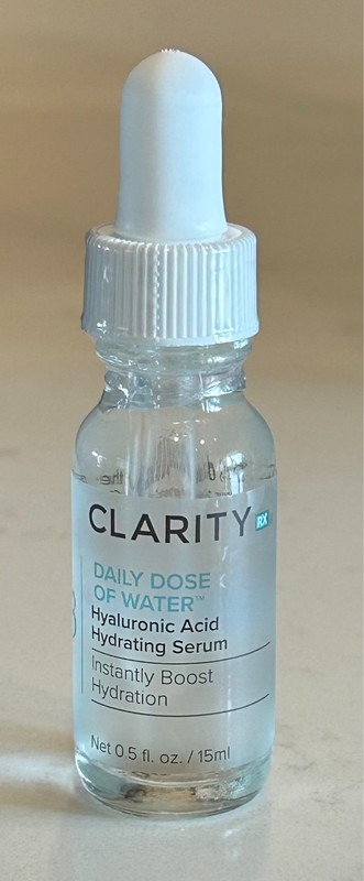 Clarity RX Daily Dose of Water Hyaluronic Acid Hydrating Serum 0.5oz/15mL Sealed