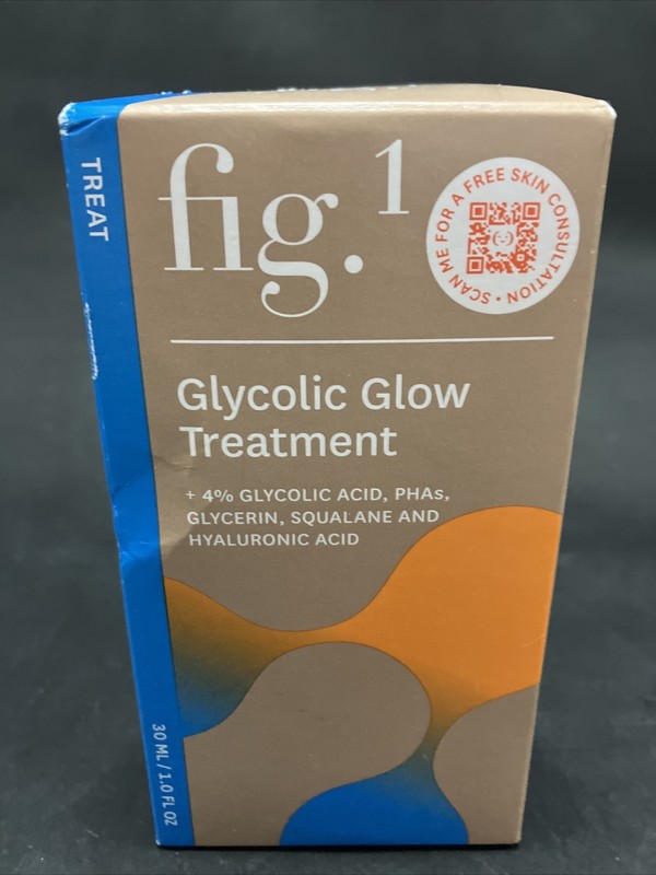 Fig. 1 Glycolic glow treatment 4% Squalane Hyaluronic Acid 1 oz (b53)