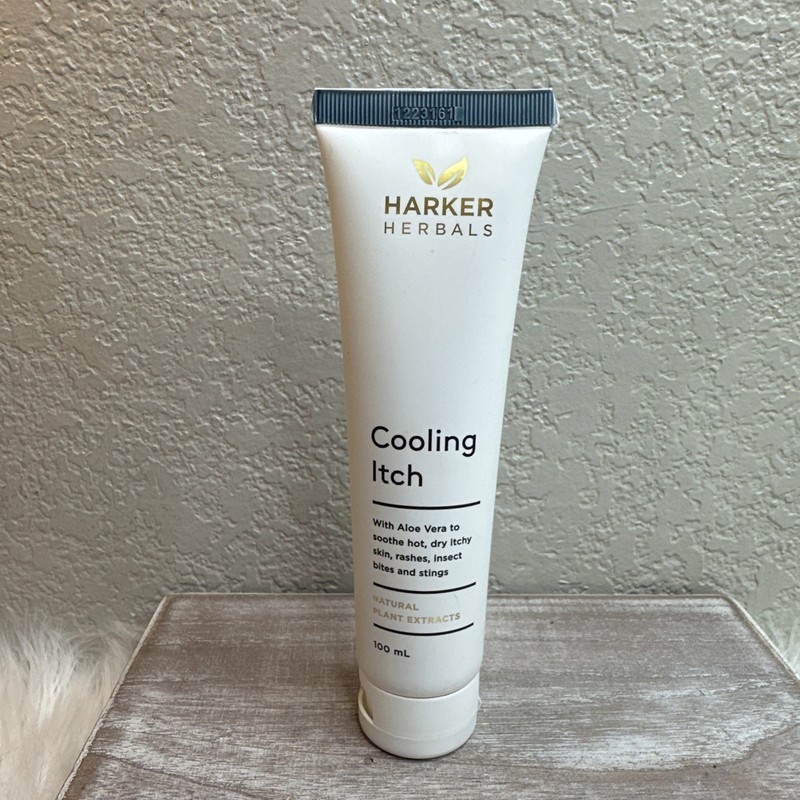 Harker Herbals Cooling Itch 100ml with Aloe Vera, Itchy Skin FAST SHIP SEALED