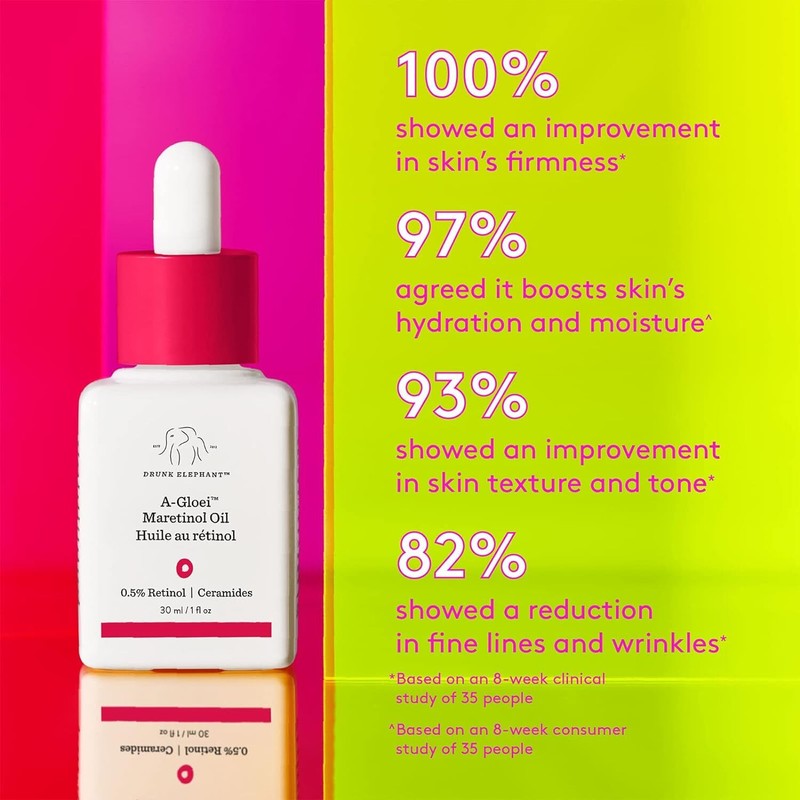 Drunk Elephant A-Gloei Virgin Marula Oil with Retinol. Anti-Wrinkle (30 mL) gallery