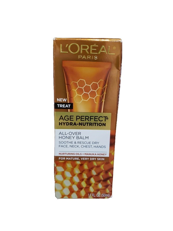 New Loreal Age Perfect Hydra-Nutrition All-Over Honey Balm Mature Skin 1.7oz