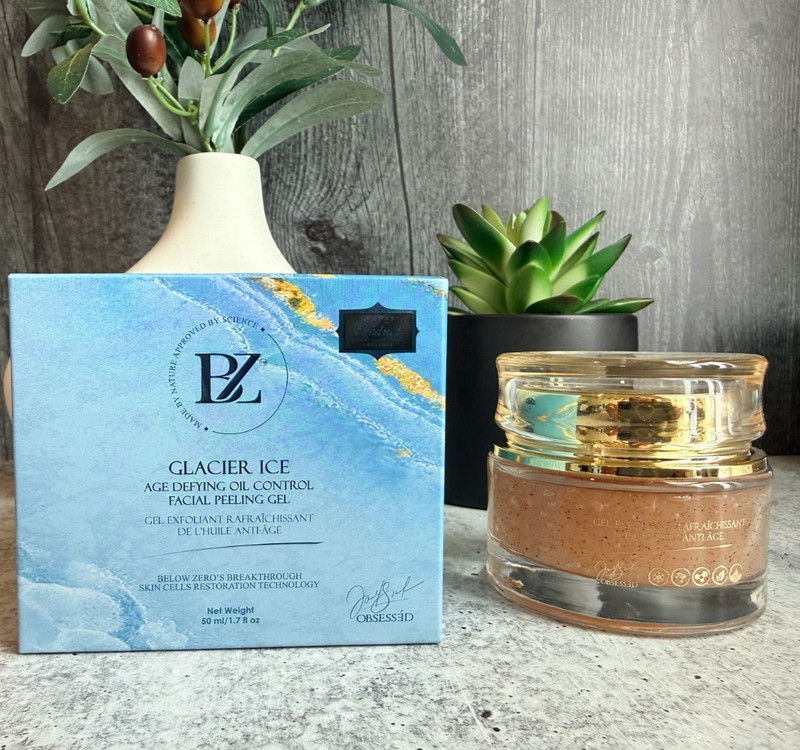 Below Zero Glacier Ice Age Defying Oil Control Cooling Facial Peeling Gel – NEW