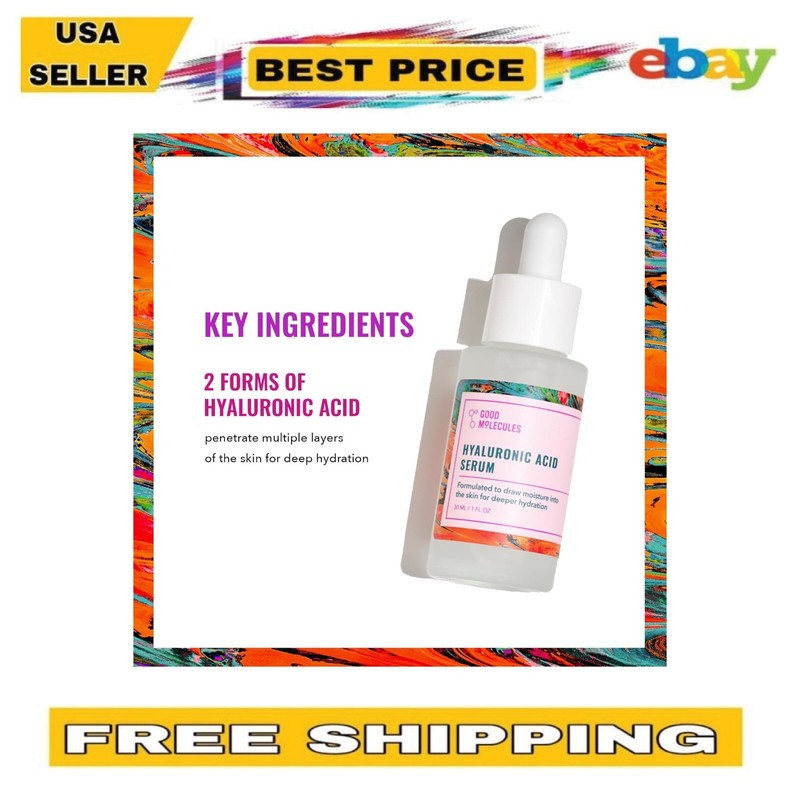 Good Molecules Hyaluronic Acid Serum, Hydrating & Non-Greasy gallery