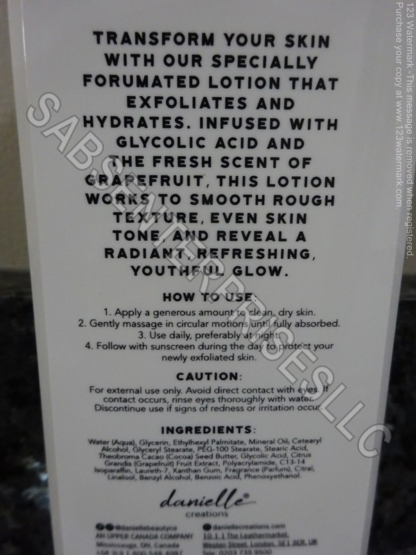 8 Dani Beauty GRAPEFRUIT Glycolic Acid Whipped Body Lotion Body Lotions 16 FL oz gallery
